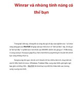 Winrar và những tính năng có thể bạn ppt