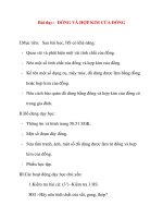 Giáo án lớp 5 môn Khoa Học: Bài dạy: ĐỒNG VÀ HỢP KIM CỦA ĐỒNG pps