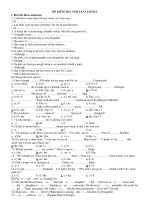 ĐỀ KIỂM TRA ANH VĂN CUỐI KỲ potx