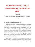 ĐỀ TÀI “ĐÁNH GIÁ VỀ CHẤT LƯỢNG DỊCH VỤ TRONG MẠNG VOIP” CHƯƠNG III_1 pdf