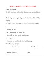 Giáo án lớp 2 môn Thủ Công: ÔN TẬP CHƯƠNG I - KỸ THUẬT GẤP HÌNH (tiết 2). ppt