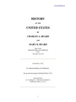 HISTORY OF THE UNITED STATES - CHARLES A. BEARD Part 1 ppsx