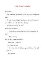 Giáo án lớp 2 môn Tập Đọc: Tiết 6 : ÔN TẬP CUỐI KỲ II doc