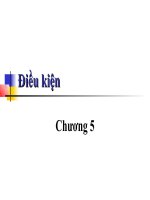 Chương 5 Điều kiện pptx
