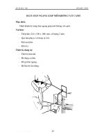 Thực hành hàn khí - Tập 2 - Bài 5 potx
