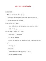 Giáo án lớp 2 môn Tập Đọc: Tiết 5 : ÔN TẬP GIỮA KỲ I ppt