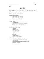 Thí nghiệm nuôi cấy mô và tế bào thực vật - Bài 1 pot