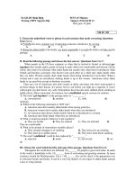 TEST 45 Minutes Subject: ENGLICH 12 - Mã đề: 383 pdf
