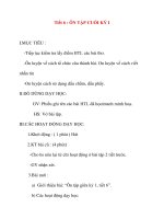 Giáo án lớp 2 môn Tập Đọc: Tiết 6 : ÔN TẬP CUỐI KỲ I doc