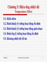 Bài giảng - Kỹ thuật phản ứng - chương 5 potx