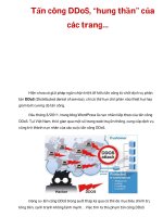 Tấn công DDoS, “hung thần” của các trang... doc