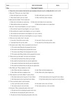 TEST OF ENGLISH Time length 15 minutes ppt