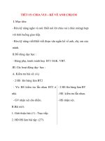 Giáo án lớp 2 môn Tập Làm Văn: TIẾT 15: CHIA VUI – KỂ VỀ ANH CHỊ EM doc