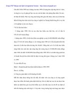 Ý thức trong mua bảo hiểm cho các máy móc thiết bị quan trọng tại các doanh nghiệp lớn - 2 ppt