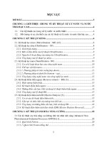 Kỹ thuật xử lý nước và nước thải bậc cao (Advanced Wastewater Treatment technologies)