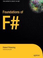 Foundations of F#.Net phần 1 pptx