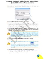 Giáo trình hướng dẫn nghiên cứu các phương pháp lập trình trên microsoft access marco p1 docx