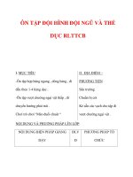 Giáo án môn thể dục lớp 3:Tên bài dạy : ÔN TẬP ĐỘI HÌNH ĐỘI NGŨ VÀ THỂ DỤC RLTTCB pptx