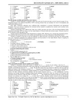 ĐỀ CƯƠNG ÔN TẬP HỌC KỲ I – MÔN TIẾNG ANH 12 pot