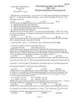Đề thi thử đại học Khối A năm 2010 lần 1 Môn: Vật lý - Mã đề 273 doc
