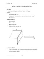 Thực hành hàn khí - Tập 1 - Bài 11 potx