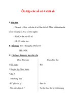 Giáo án môn Toán lớp 3 :Tên bài dạy : Ôn tập các số có 4 chữ số ppt