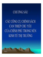Bài giảng Kinh tế công cộng - Chương 6 docx
