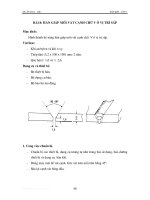 Thực hành hàn khí - Tập 1 - Bài 8 docx