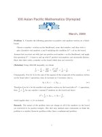 ĐỀ THI TOÁN APMO (CHÂU Á THÁI BÌNH DƯƠNG)_ĐỀ 14 docx