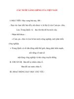 Giáo án lớp 5 môn Địa Lý: CÁC NƯỚC LÁNG GIỀNG CỦA VIỆT NAM pdf