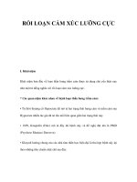 RỐI LOẠN CẢM XÚC LƯỠNG CỰC pps