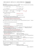 KIỂM TRA HỌC KỲ I MÔN VẬT LÝ 12 - Mã đề thi 356 ppsx