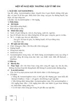 Một số ngộ độc thường gặp pps