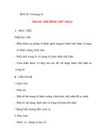 Giáo án lớp 5 môn Mỹ Thuật: BÀI 18: Vẽ trang trí TRANG TRÍ HÌNH CHỮ NHẬT pdf