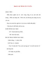 Giáo án lớp 2 môn Tập Đọc: Bài 23 : SỰ TÍCH CÂY VÚ SỮA pps