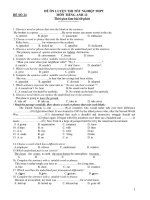 ĐỀ ÔN LUYỆN THI TỐT NGHIỆP THPT MÔN TIẾNG ANH 12 - ĐỀ SỐ 24 docx