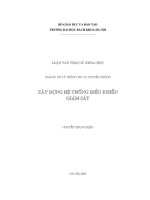 luận văn xây dựng hệ thống điều khiển giám sát