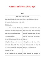 Giáo án môn đạo đức lớp 4 :Tên bài dạy : CHIA Sẻ BUồN VUI CÙNG BạN. pdf