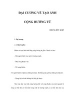 ĐẠI CƯƠNG VỀ TẠO ẢNH CỘNG HƯỞNG TỪ pot