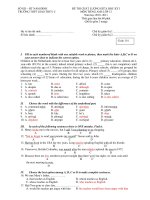 ĐỀ THI CHẤT LƯỢNG GIỮA HỌC KỲ I MÔN TIẾNG ANH LỚP 12 - Code 114 pdf