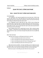 Quản trị chất lượng - Chương 2 potx