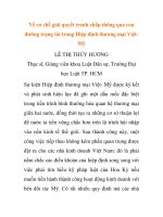 Báo cáo nghiên cứu khoa học: 