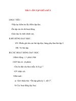 Giáo án lớp 2 môn Tập Đọc: Tiết 3 : ÔN TẬP GIỮA KỲ I pptx