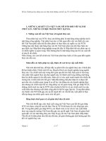 Đánh giá tác động của việc thực hiện những cam kết của Việt Nam với WTO đối với ngành thủy sản