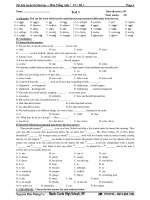 Tài liệu luyện thi Đại học – Môn Tiếng Anh ppt