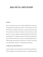HỘI CHỨNG CHÈN ÉP KÉP doc