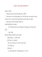 Giáo án lớp 2 môn Tập Đọc: Tiết 4 : ÔN TẬP CUỐI KỲ I pps