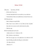 Giáo án lớp 5 môn Khoa Học: Bài dạy: TƠ SỢI ppsx