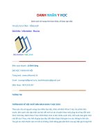 Danh nhân y học  Lê Đình Sáng