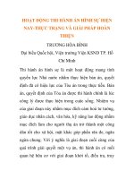 Báo cáo nghiên cứu khoa học: 